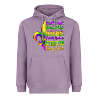 Lavender mardi gras parades beads Heavyweight Hoodie - FaDigitalArtStudio