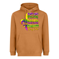 Meerkat mardi gras parades beads Heavyweight Hoodie - FaDigitalArtStudio
