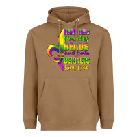 Toasted Coconut mardi gras parades beads Heavyweight Hoodie - FaDigitalArtStudio