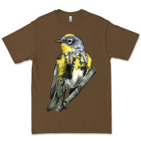 Cacao yellow rumped warbler Premium Tee - LillyAllenDesigns