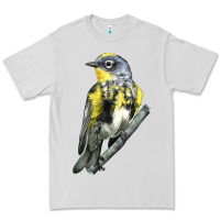 Dove Grey yellow rumped warbler Premium Tee - LillyAllenDesigns