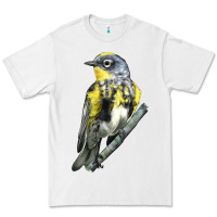 White yellow rumped warbler Premium Tee - LillyAllenDesigns