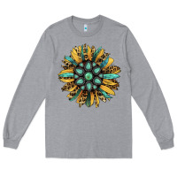 Heather Grey Gemstone Sunflower Long Sleeve Tee - Bettercallsaul
