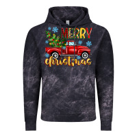 Cloud Black merry christmas truck Vintage Hoodie - MaliasSmallBusiness