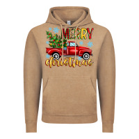 Merry Christmas Truck Vintage Hoodie | Teevron