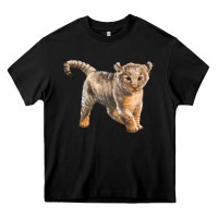 Black baby lion Heavy Core Tee - LillyAllenDesigns
