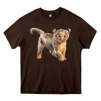 Chocolate Brown baby lion Heavy Core Tee - LillyAllenDesigns