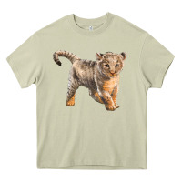 Mossy baby lion Heavy Core Tee - LillyAllenDesigns