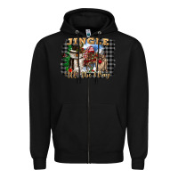 Black jingle all the way Zipper Hoodie - CowGirlArtShop