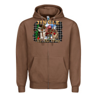 Chestnut jingle all the way Zipper Hoodie - CowGirlArtShop