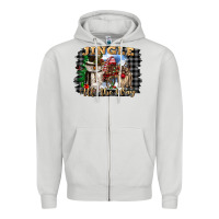 Dove Grey jingle all the way Zipper Hoodie - CowGirlArtShop