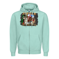 Seafoam jingle all the way Zipper Hoodie - CowGirlArtShop
