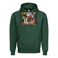 Sports Green jingle all the way Zipper Hoodie - CowGirlArtShop