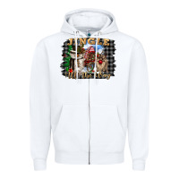 White jingle all the way Zipper Hoodie - CowGirlArtShop
