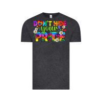 Vintage Black LGBTQ+ Don't Hide Your Pride Vintage Tee - BundleAndBundleShop