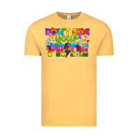 Vintage Mustard LGBTQ+ Don't Hide Your Pride Vintage Tee - BundleAndBundleShop