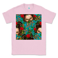 Bubblegum Pink Messy Bun Mom And Cross With Leopard Patterns Classic Tee - BundleAndBundleShop