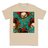 Mushroom Messy Bun Mom And Cross With Leopard Patterns Classic Tee - BundleAndBundleShop