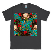 Smoke Messy Bun Mom And Cross With Leopard Patterns Classic Tee - BundleAndBundleShop