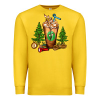 Lemon camping cold drink frappe Premium Sweatshirt - FaDigitalArtStudio