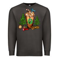 Smoke camping cold drink frappe Premium Sweatshirt - FaDigitalArtStudio