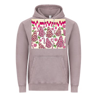 Vintage Zinc pink christmas tree cakes Vintage Hoodie - MaliasSmallBusiness
