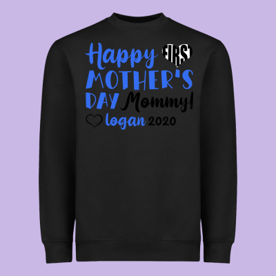 Happy First Mother's Day Mommy! Logan 2020 Heavyweight Sweatshirt Designed By Bettercallsaul