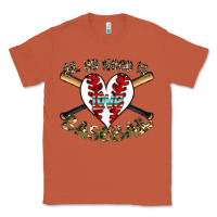 Copper all you need is love baseball Classic Tee - CowhideDigitalArt