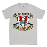 Moon Dust all you need is love baseball Classic Tee - CowhideDigitalArt