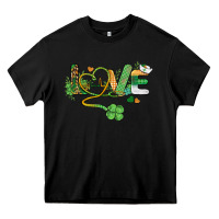 Black st. patricks day nurse love medical love Heavy Core Tee - BarkalooDesign
