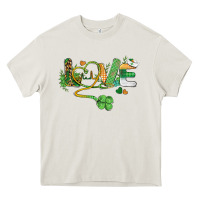 Cream st. patricks day nurse love medical love Heavy Core Tee - BarkalooDesign