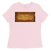 Bubblegum Pink wooden leopard glitter  license plate template Ladies Tee - BarkalooDesign