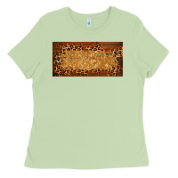 Matcha wooden leopard glitter  license plate template Ladies Tee - BarkalooDesign