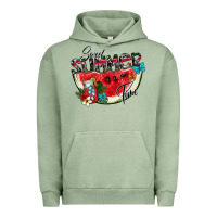 Pigment Oil Green sweet summer time Urban Hoodie - CowhideDigitalArt