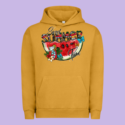 Sweet Summer Time Urban Hoodie Designed By Cowhidedigitalart