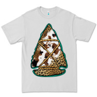 Dove Grey cowhide leopard arrowhead Premium Tee - Jasminsmagicworld