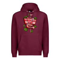 Burgundy heartbreaker club olivia Premium Hoodie - OliviaCreatesArt
