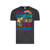 Vintage Black I'm The Rainbow Sheep Of The Family Vintage Tee - BundleAndBundleShop