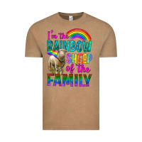 Vintage Coffee I'm The Rainbow Sheep Of The Family Vintage Tee - BundleAndBundleShop