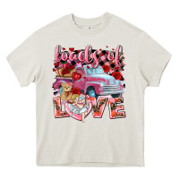 Cream loads of love valentines day truck Heavy Core Tee - NancyCooperArtShop