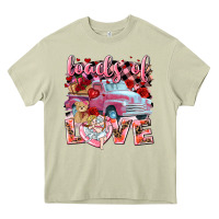 Mossy loads of love valentines day truck Heavy Core Tee - NancyCooperArtShop