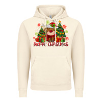 Vintage Artic merry christmas reindeer Vintage Hoodie - MaliasSmallBusiness