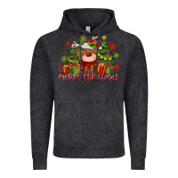 Merry Christmas Reindeer Vintage Hoodie | Teevron
