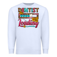 White Dentist Loading With Coffee Mug Premium Sweatshirt - FaDigitalArtStudio