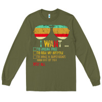 Army Green I Want to Break Free to Ride My Bicycle Want It All Long Sleeve Tee - Bettercallsaul