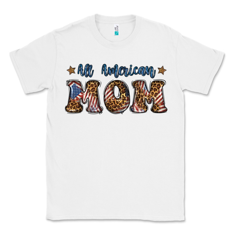 All American Mom Classic Tee by BundleAndBundleShop | Teevron