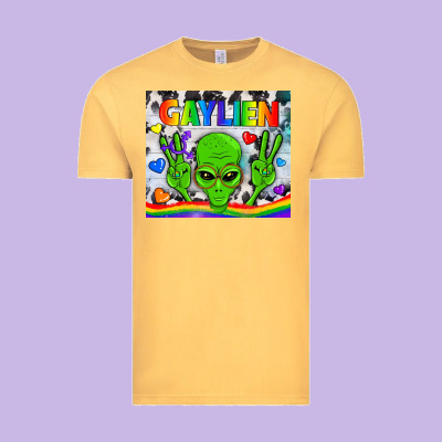 Lgbtq Gaylien Tumbler Vintage Tee Designed By Bundleandbundleshop