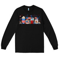 Black 4th of july coffe cups Long Sleeve Tee - RanaPortraitStore