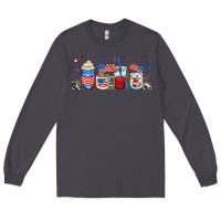 Smoke 4th of july coffe cups Long Sleeve Tee - RanaPortraitStore