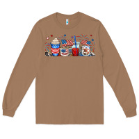 Toasted Coconut 4th of july coffe cups Long Sleeve Tee - RanaPortraitStore